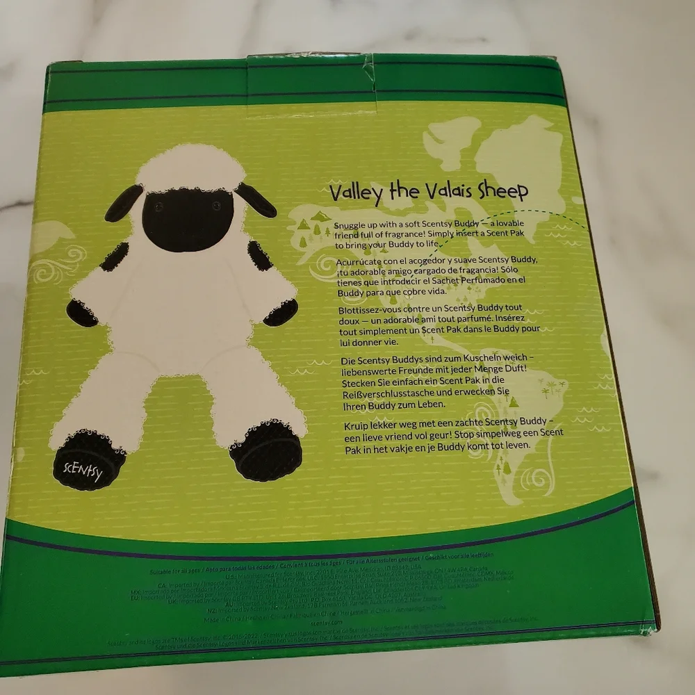 Valley the Valais Sheep Scentsy Buddy Plush